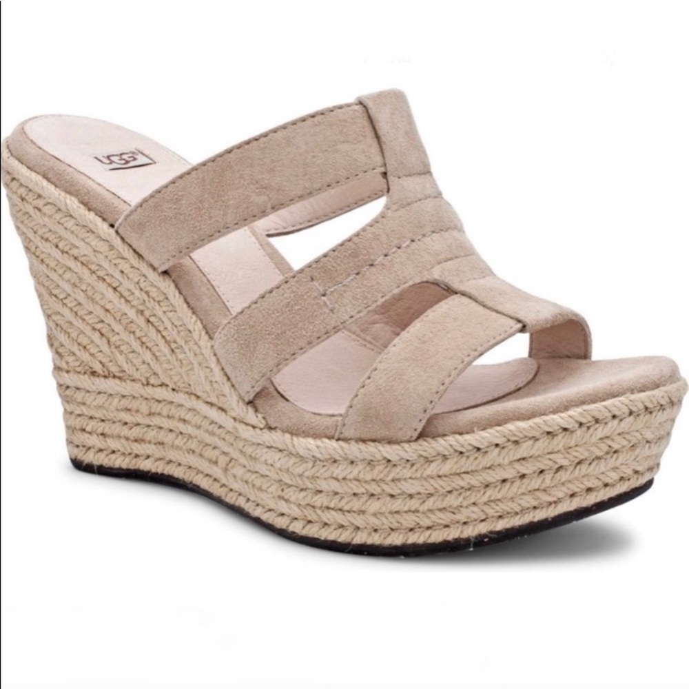 ugg tawnie wedge sandals size 12